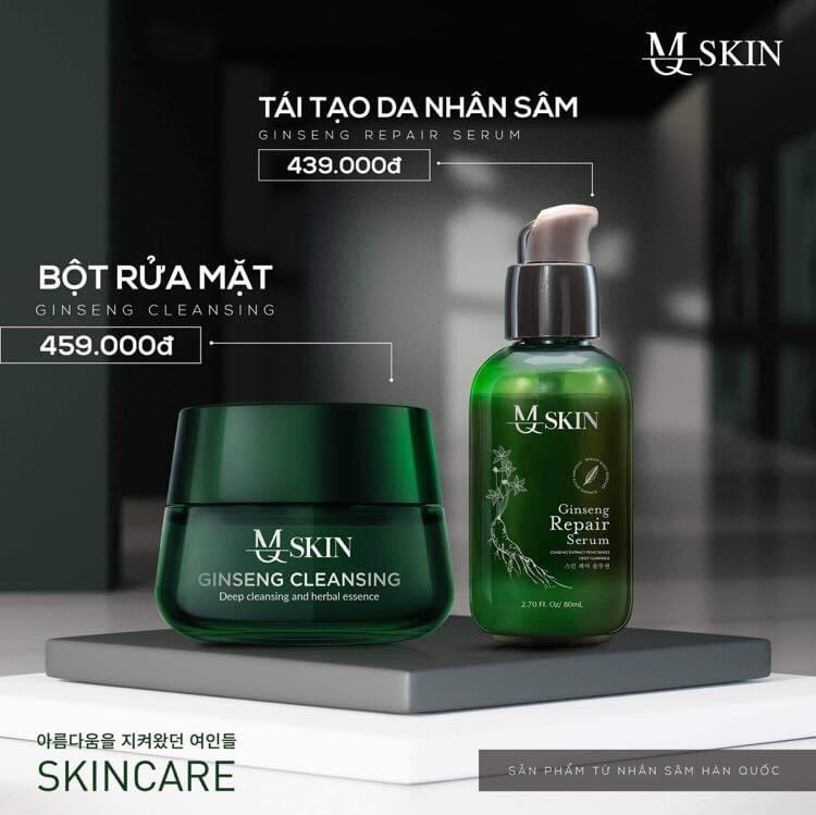 [ Mq skin - Chính hãng 100% ] Combo tái tạo da Tinh chất nhân sâm Hàn quốc Mq skin chuyên trừ,nám,mụn,sẽ khít lỗ chân lông hiệu quả 100% sau một liệu trình
