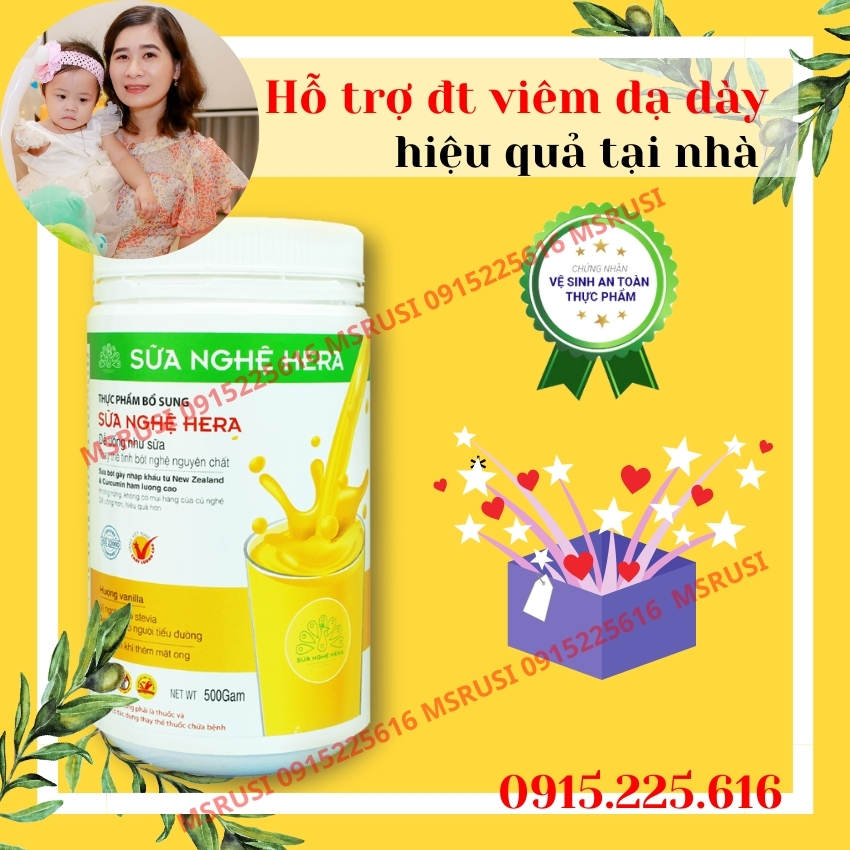 [HCM]SỮA NGHỆ HERA - HỖ TRỢ ĐIỀU TRỊ DẠ DÀY - TĂNG SỨC ĐỀ KHÁNG - BÙ NĂNG LƯỢNG [HỘP 500G] – MSRUSI