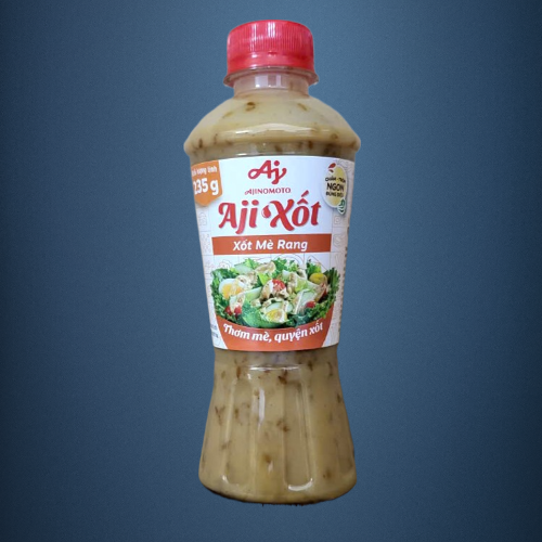 AJI XỐT - chai 235gr - XỐT MÈ RANG AJINOMOTO Salad Dressing Roasted Sesame Sauce