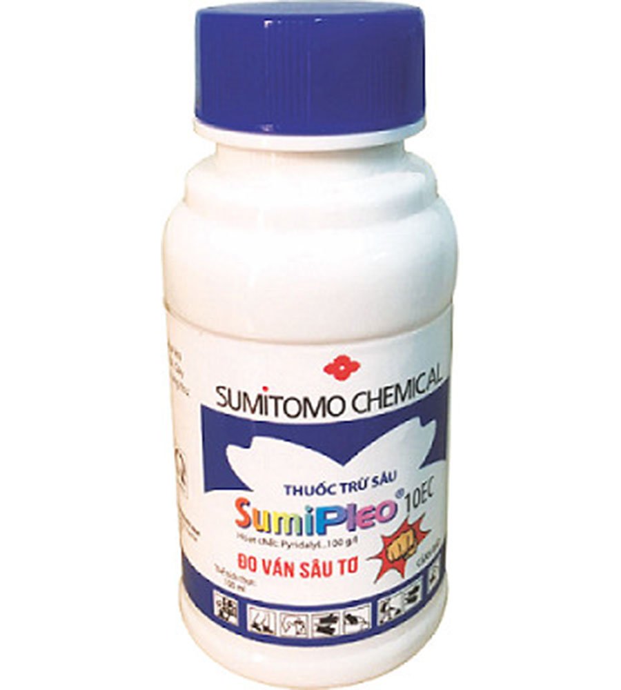 Sản phẩm diệt trừ côn trùng trên cây trồng SumiPleO 10EC - 100 ml như: Sâu tơ/Bắp cải, Củ cải, Cải bông, Sâu xanh da láng/Hành,...