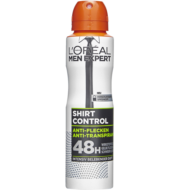 Xịt khử mùi dành cho nam Loreal Shirt Control 48h 150ml