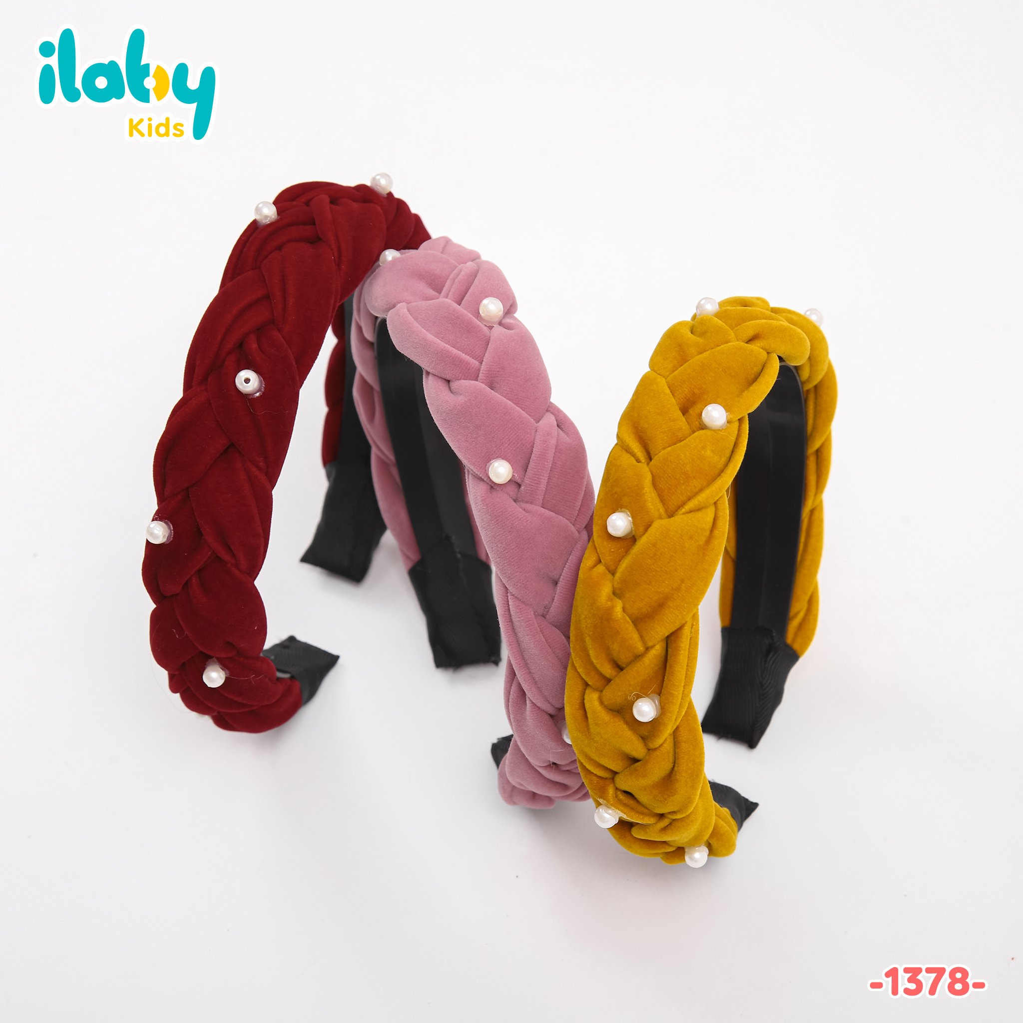 Bờm nhung đính ngọc bé gái ILABY