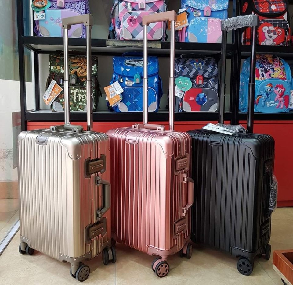 [TẶNG ÁO BỌC TRONG SUỐT] Vali size 28 nhôm nguyên khối, FULL NHÔM, đẳng cấp, sang trọng