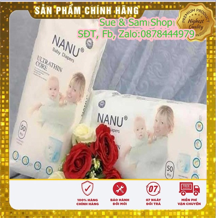 Tã quần nanu 100 miếng đủ size m l xl xxl xxxl - tã quần xuất châu âu