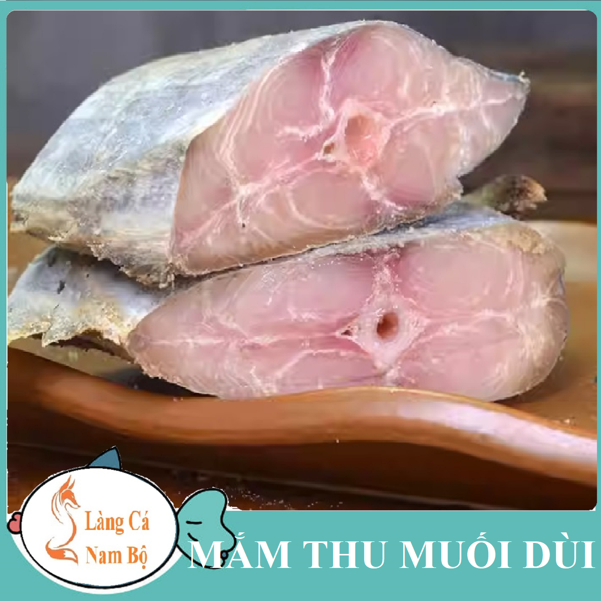 Mắm cá thu bỏ đầu cắt khoanh ngon thịt đỏ sạch không thuốc ruồi- làng cá nam bộ