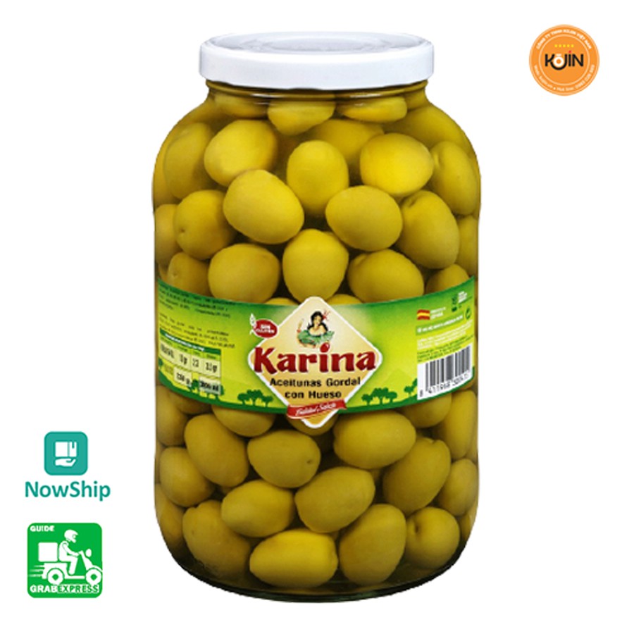 Trái oliu nữ hoàng karina queen 4 kg olive nhập tây ban nha