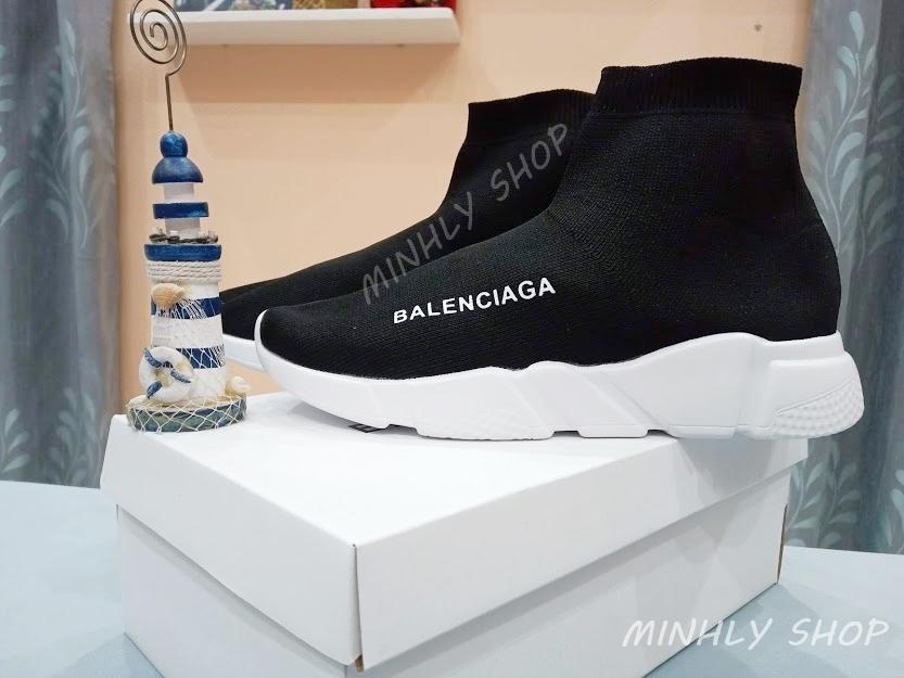 [TẶNG HỘP, ẢNH THẬT] Giày Sneaker BALENClAGA SPEED Cao cổ - Nam Nữ