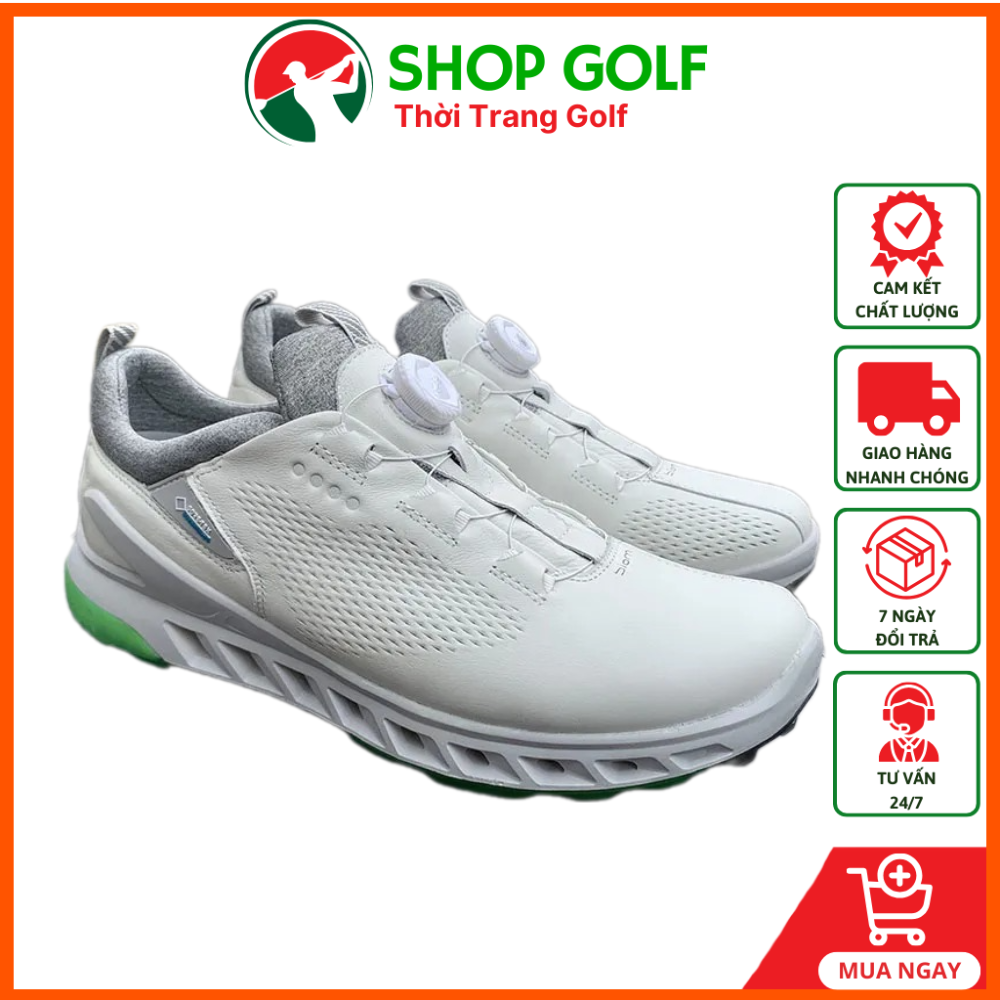 Giày Golf Ecco Nút Vặn - Giày Golf Nam Bản Mới Nhất
