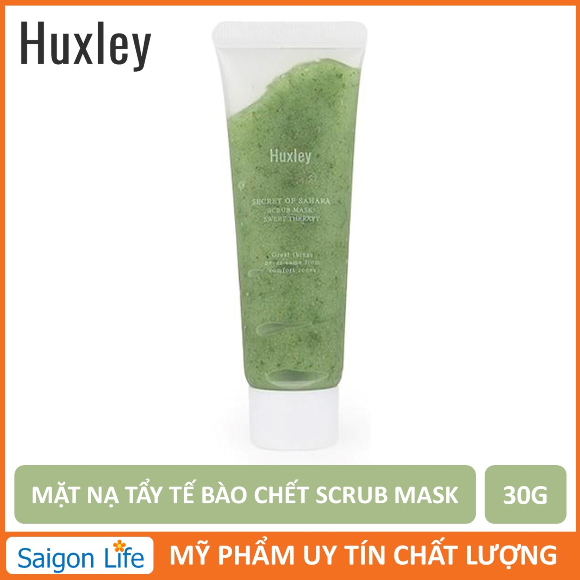 Mặt Nạ Tẩy Tế Bào Chết Huxley Scrub Mask: Sweet Therapy 30g (Mini Size)