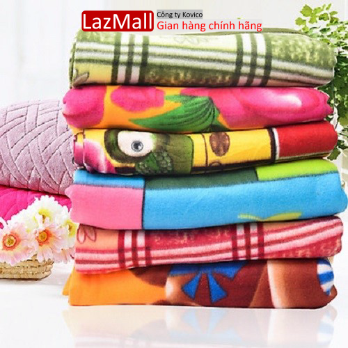 Chăn nỉ văn phòng đa năng, Chăn nỉ siêu nhẹ siêu mát, Mền nỉ , Chăn nỉ, Chăn nỉ hoa văn tinh tế, trẻ trung KT 170x200cm Sunzin - Dìu Giấc Yêu Thương