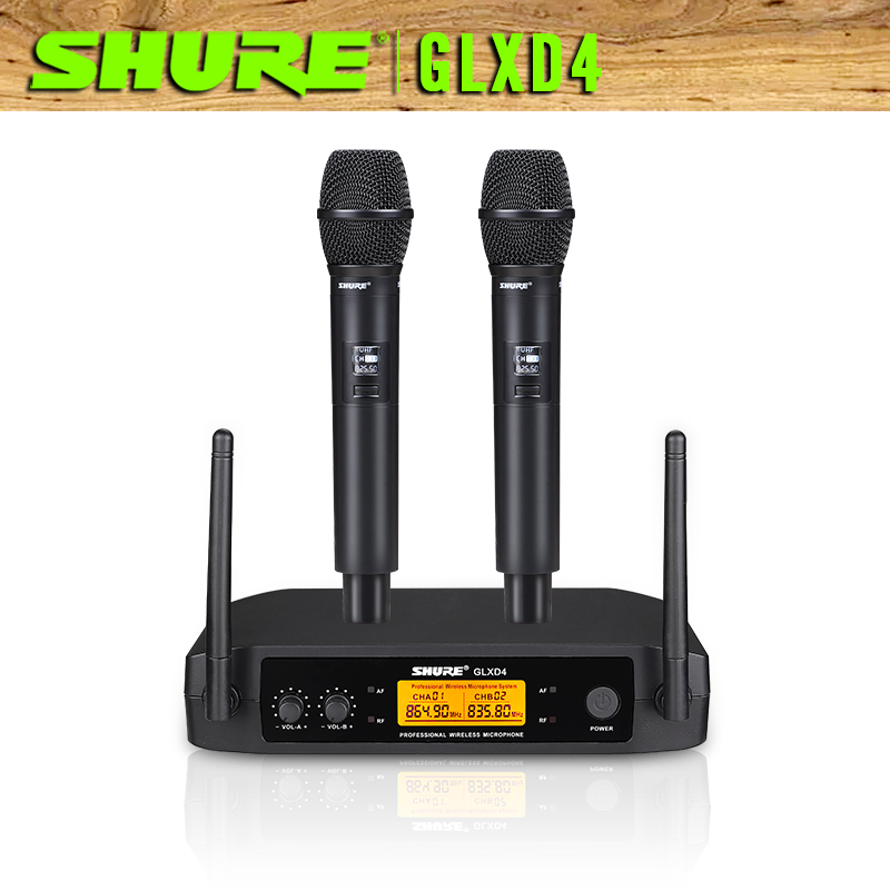 Shuer/GLXD4 microphone wireless,micro không dây cao cấp,micro hát karaoke không dây, Chống Hú Rít Cực Tốt,Hút Âm Tốt,Âm Thanh Trung Thực Mượt Mà