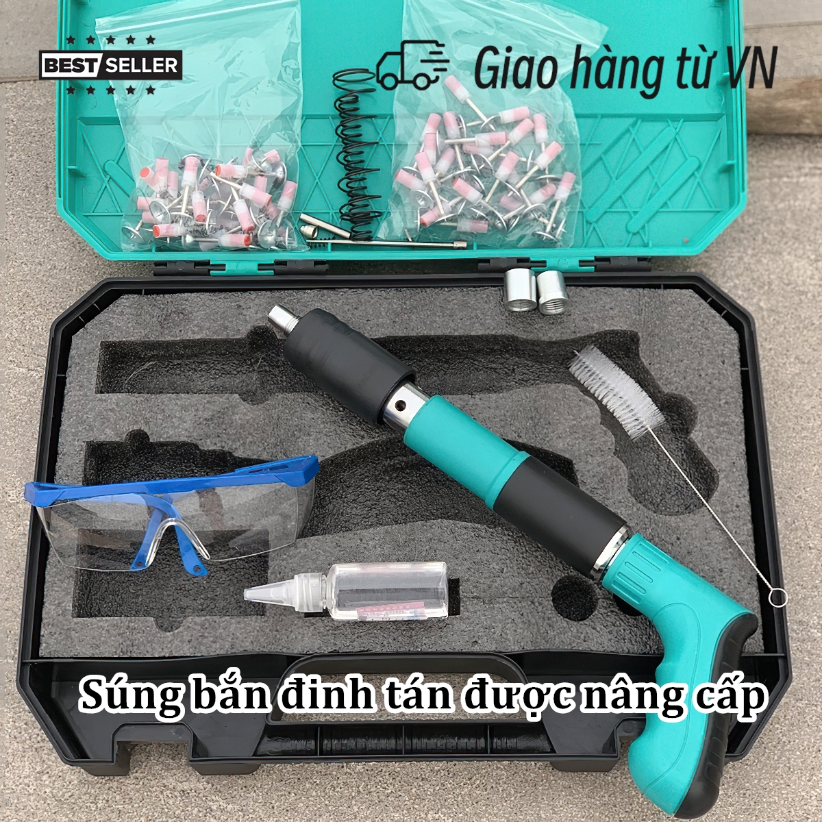  Súng bắn đinh bê tông Máy bắn đinh hạt nổ thế hệ mới 