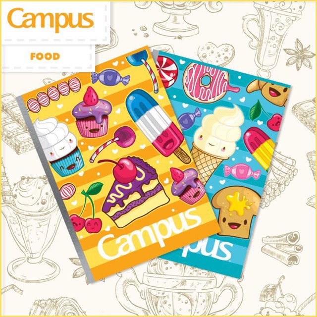 [Lấy mã giảm thêm 30%]Vở kẻ ngang campus 80 trang chống lóa chống mỏi mắt