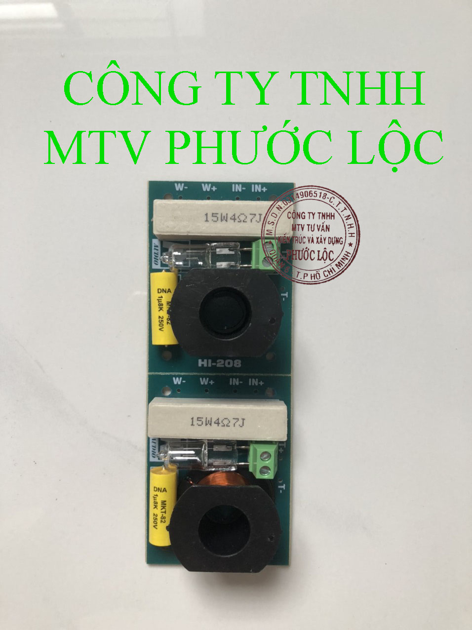 Bo mạch lọc treb cho loa kéo