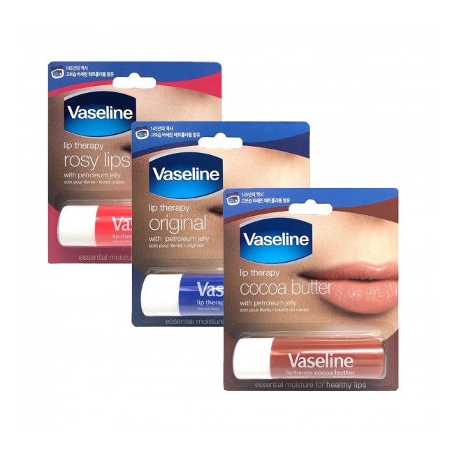 Son thỏi dưỡng môi vaseline lip therapy lipbalm 4.8g hàn quốc- skin1991