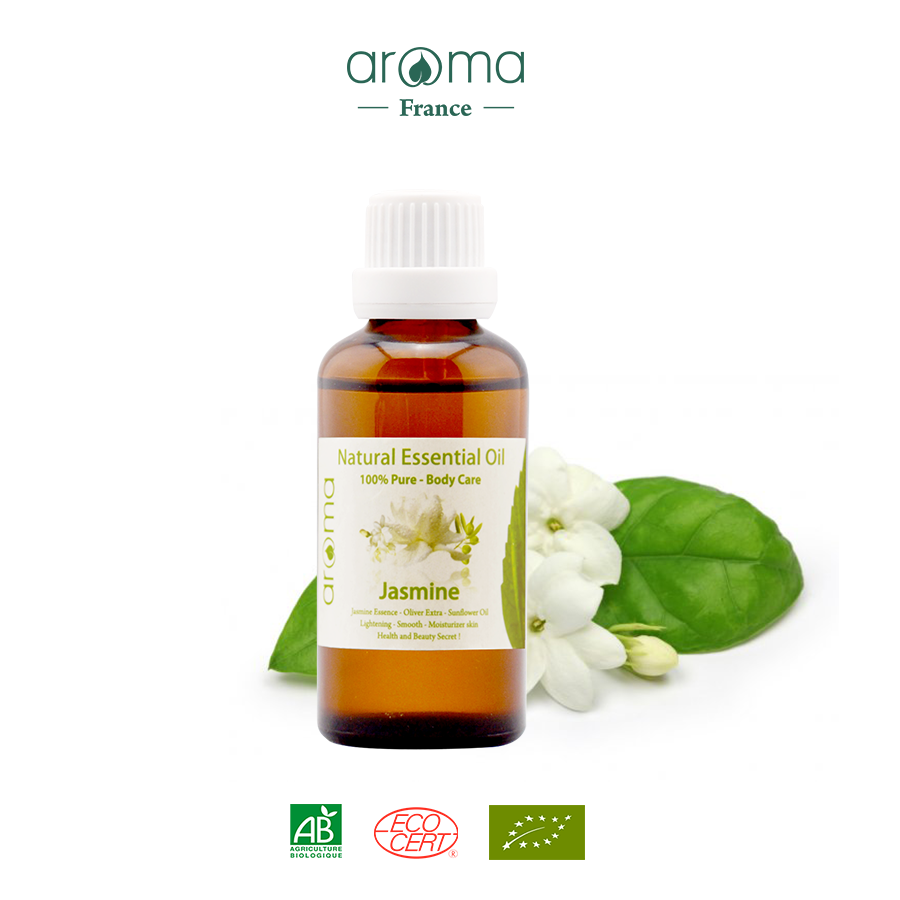 Dầu massage body aroma hoa lài 100% thiên nhiên 50ml - 100ml