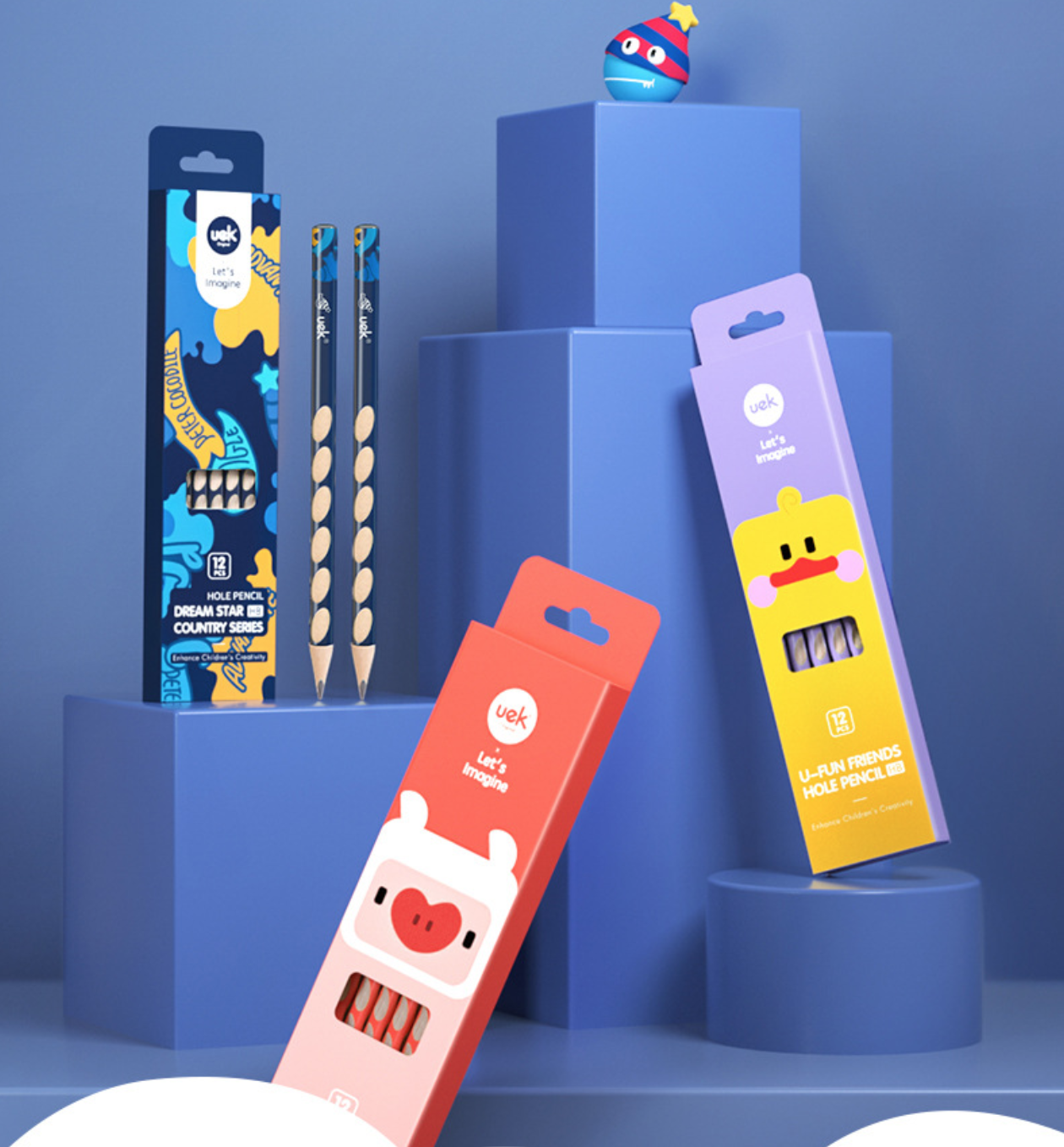 Bút Chì UEK Cao Cấp Hộp 12 Chiếc