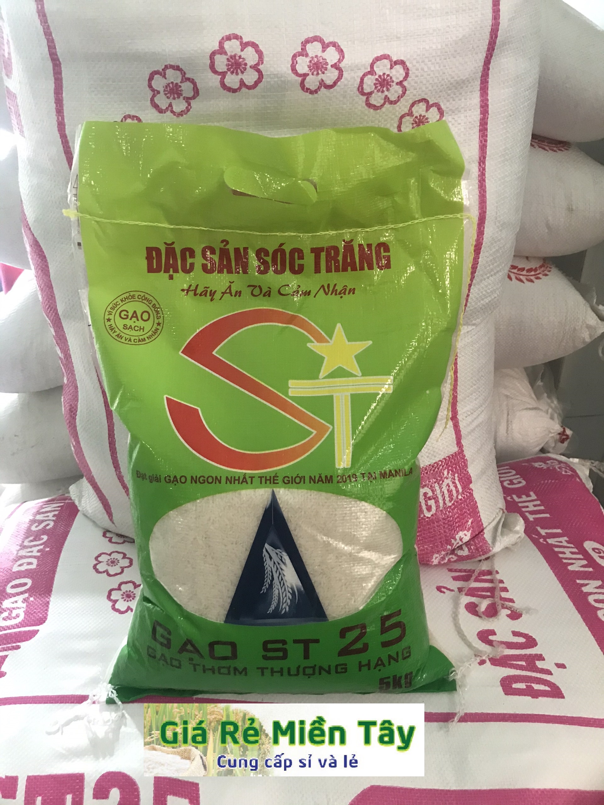 Gạo st25 - túi 5kg thượng hạng