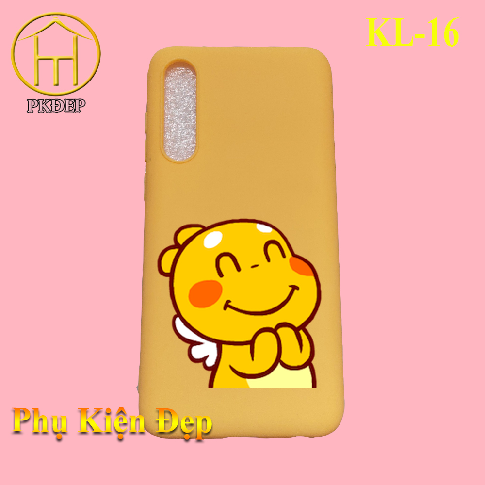 [HCM]Ốp lưng Vsmart Live - Ốp dẻo đen in hình Khủng long siêu cute
