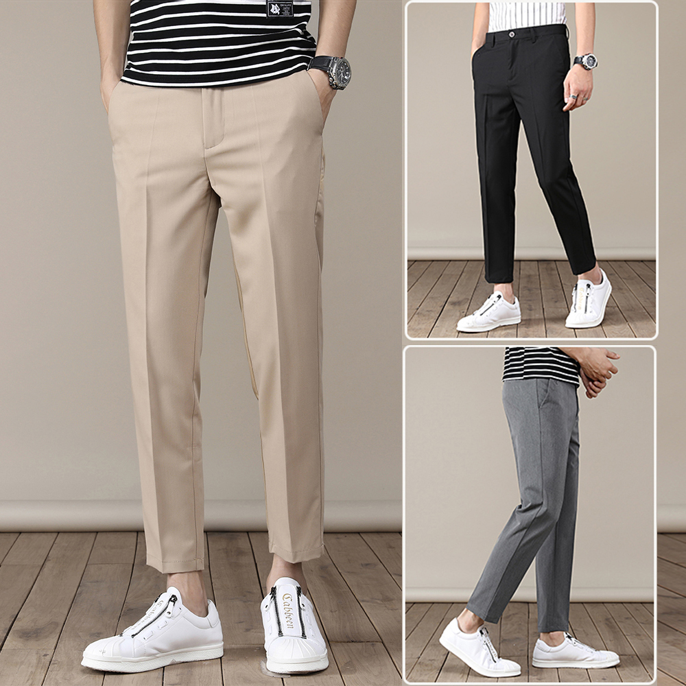 Quần Tây Âu Quần Chinos Nam Dáng Baggy Hàn Quốc Kiểu Dáng Thanh Lịch Mẫu Mới Hot Trend Năm 2021 SMARTLY GIRL JOGGER 9000066C10