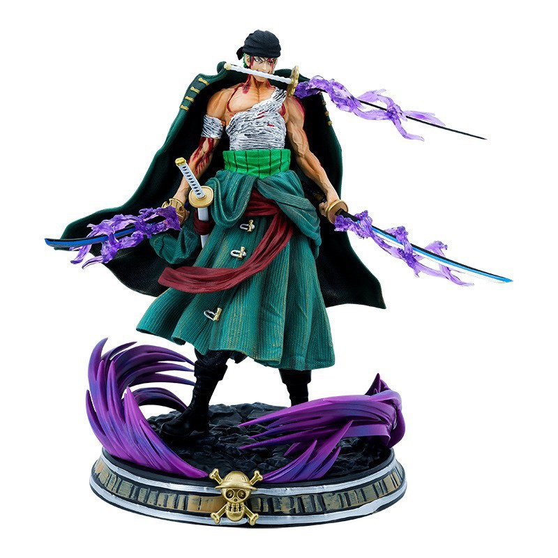 Mô hình Roronoa Zoro Đẫm Máu 36 cm hàng cao cấp , figure mô hình anmie one piece Zoro