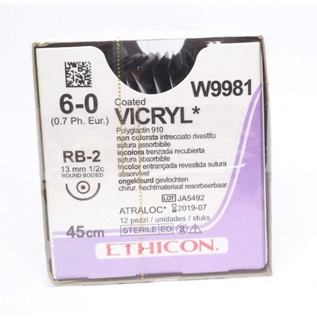 Chỉ Tự Tiêu Vicryl Các Số - 3.0