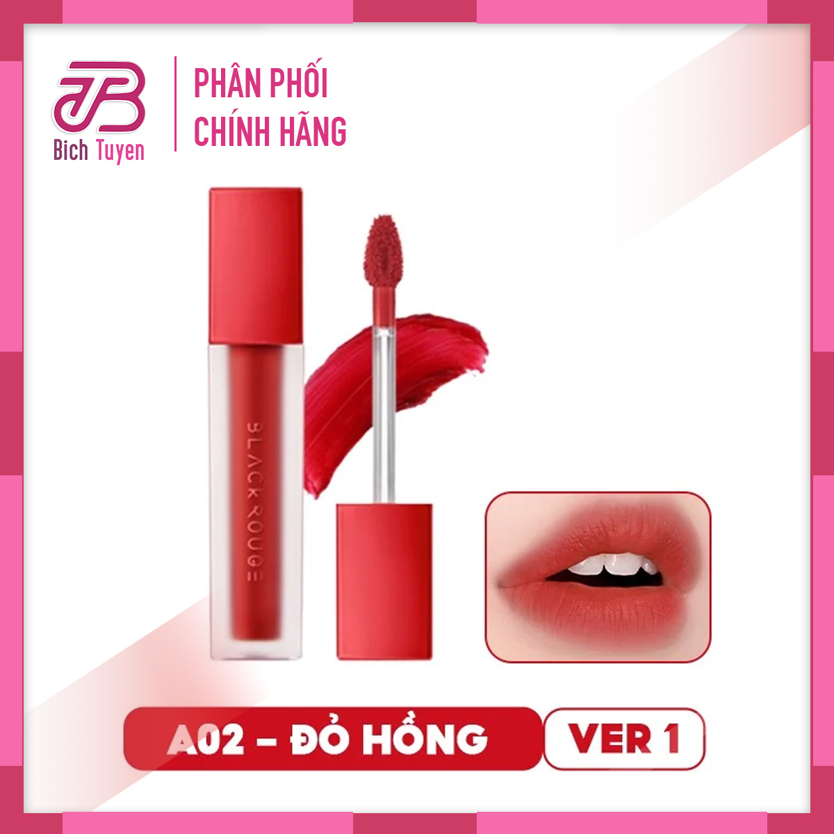 Son Kem Lì Black Rouge Air Fit Velvet Tint 4.5g - Son Kem Lì Hàn Quốc