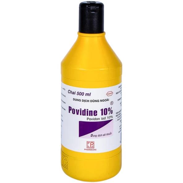 Dung dịch Povidine 10% Pharmedic sát trùng, sát khuẩn vết thương