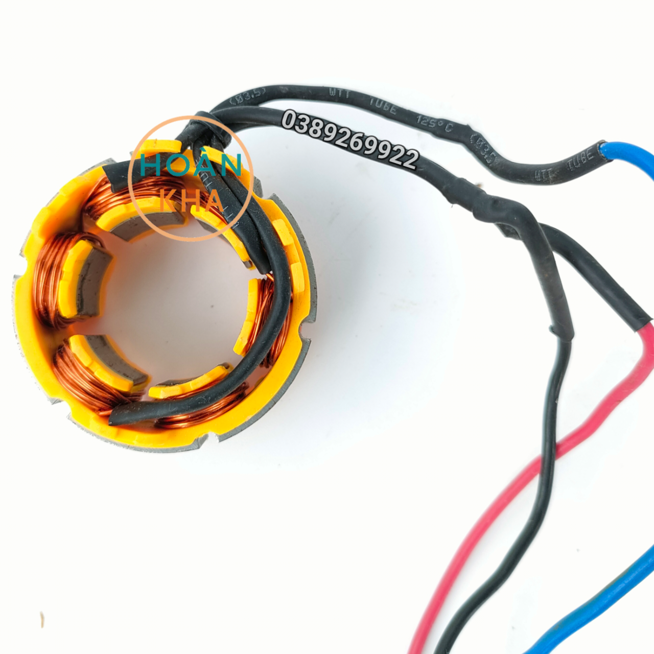 Stator động cơ máy cắt cỏ pin 2400w không chổi than, tốc độ cao, lõi đồng dây lớn