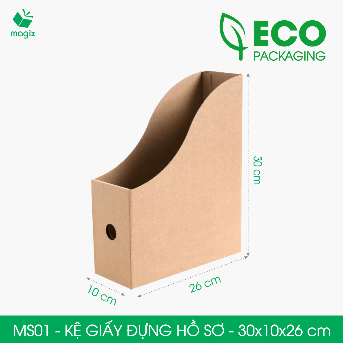  MS01 - 26x10x30 cm - Bộ 5 kệ hồ sơ Kệ giấy đựng hồ sơ 