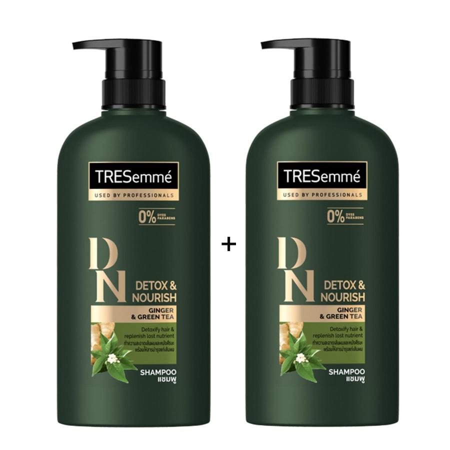 2 chai dầu gội Tresemme Detox GỪNG + TRÀ XANH - 450ml/chai