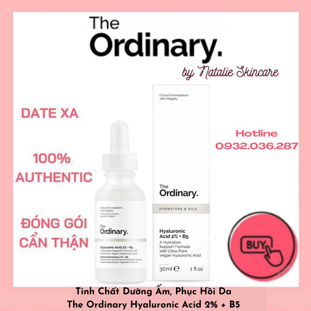 Tinh Chất Dưỡng Ẩm, Phục Hồi Da - The Ordinary Hyaluronic Acid 2% + B5