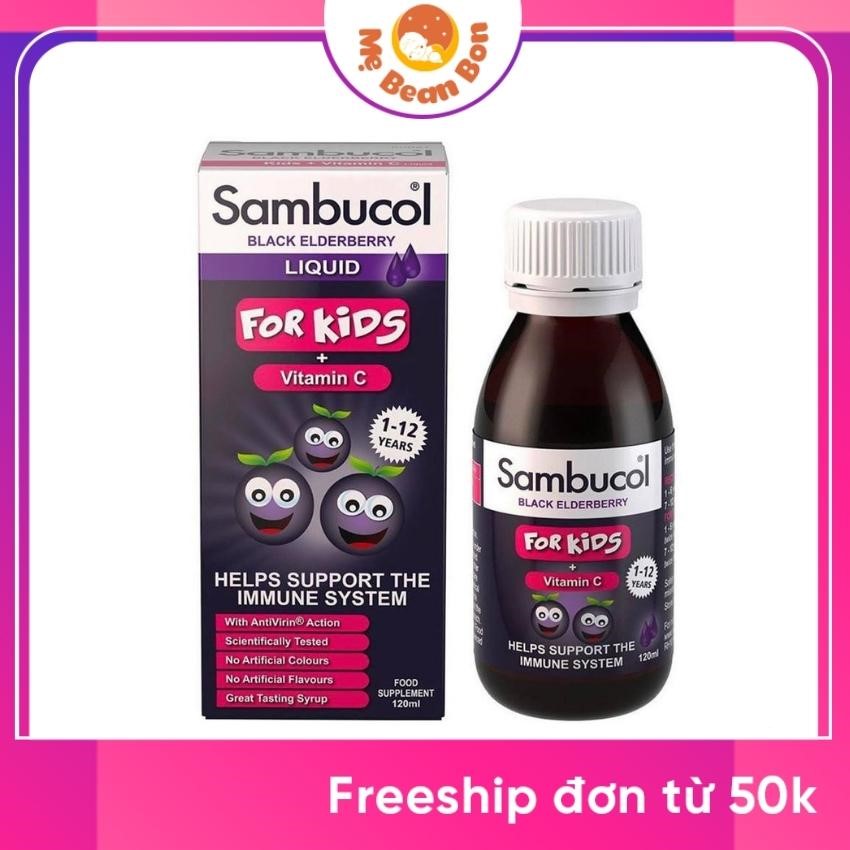 Siro Sambucol kid tăng đề kháng 120ml cho bé 1-12 tuổi của úc