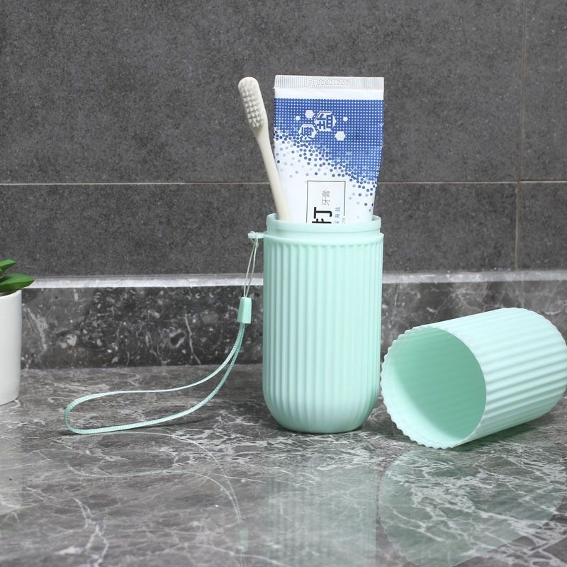 Hộp đựng bàn chải kem đánh răng hình trụ đi du lịch thiết kế nhỏ