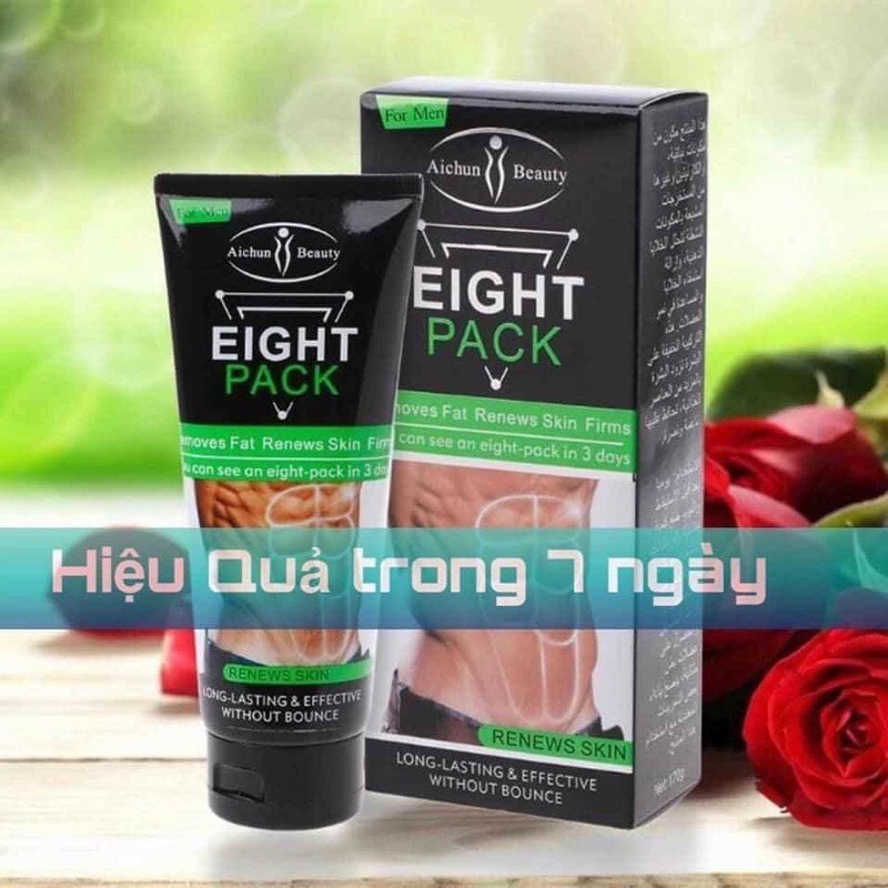 Kem tan mỡ bụng, kem tan mỡ eight pack