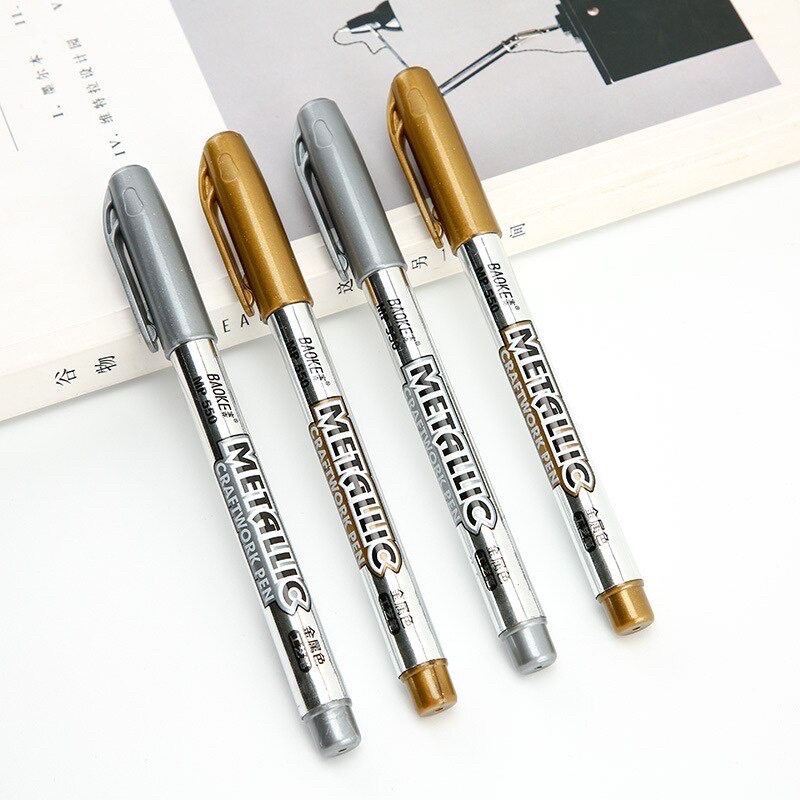 Bút Nhũ Bút Sơn Metallic Craftwork PenBút lông dầu HAKI bút nhũ Metallic viết vẽ trang trí thủ công