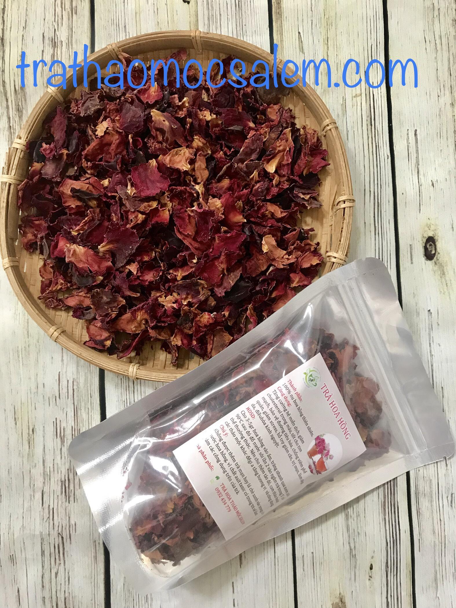 Trà cánh hoa hồng Fumin Pháp 100g