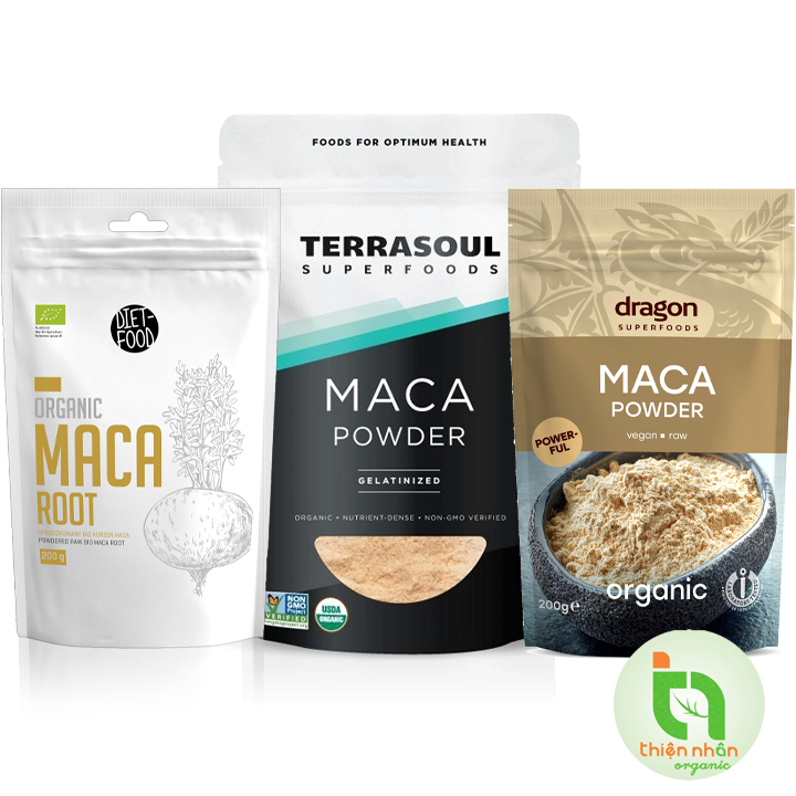 Bột nhân sâm Maca Powder hữu cơ Terrasoul / Dragon Superfoods / Diet Food