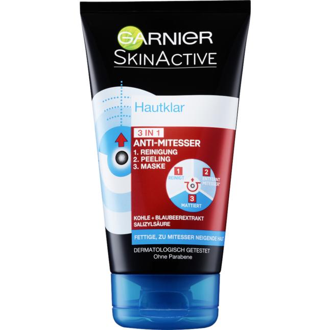 Sữa rửa mặt garnier hautklar 3in1 làm sạch + mặt nạ + giảm tiết bã nhờn