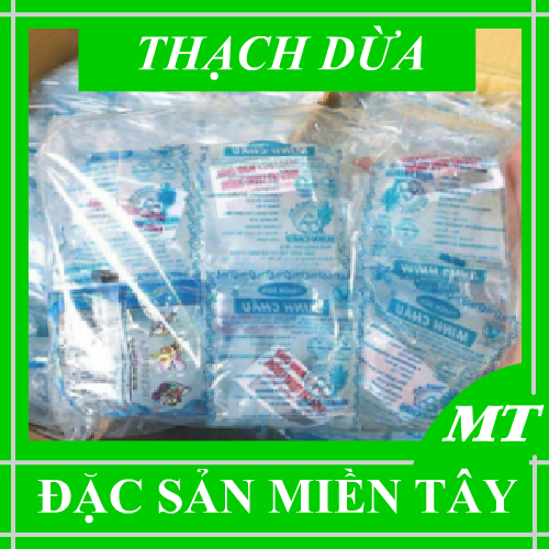 MỘT BỊCH THẠCH DỪA 22 GÓI (1KG ) SHOP ĐẶC SẢN MIỀN TÂY