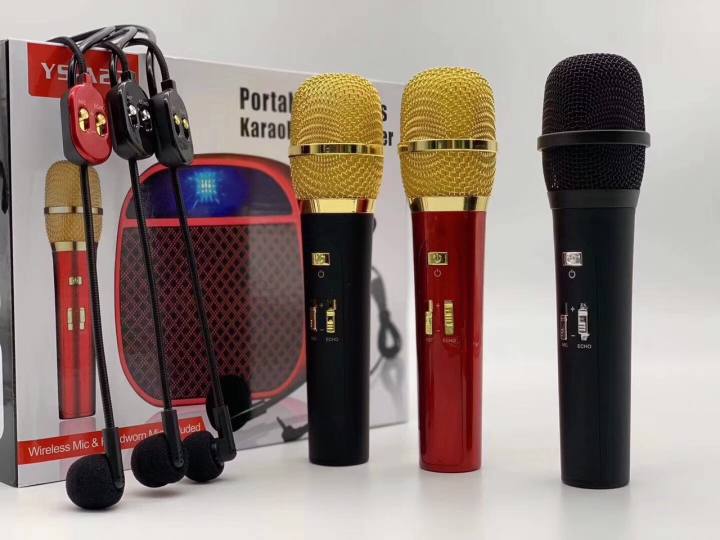 [HCM]Loa bluetooth YS-A27 ( Tặng kèm 1 micro trợ giảng )- Thiết kế theo phong cách trẻ trung hiện đại nhưng không kém phần sang trọng Máy trợ giảng Loa karaoke kèm micro cao cấp Bảo hành 1 đổi 1