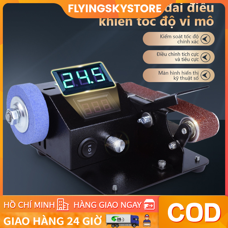 Máy mài đai,máy mài cạnh,đánh bóng mini diy,puly gắn cho máy mài đai, máy cưa,đai chà nhám
