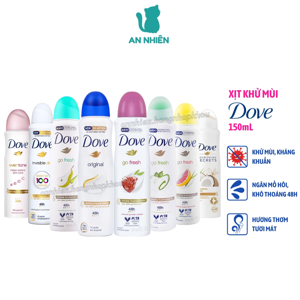 Dove Go Fresh deodorant spray 150ml