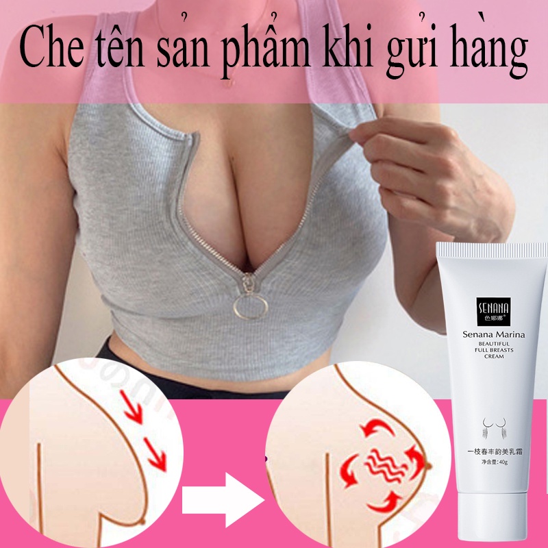 Kem Massage nở ngực nhanh chóng A to G Kem nâng ngực40gKem nở ngực tự nhiên mát xa nhẹ nhàng dưỡng ẩm làm ngực căng trọn săn chắc tăng size lớn