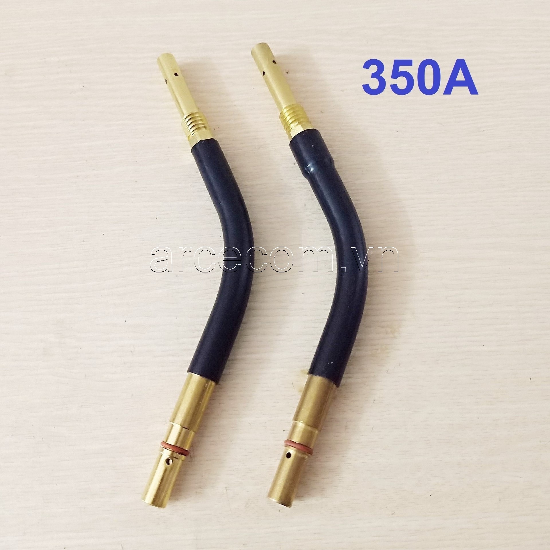 Cổ cong súng hàn mig 350 - cổ cong mỏ hàn mig 350a kèm nối bép