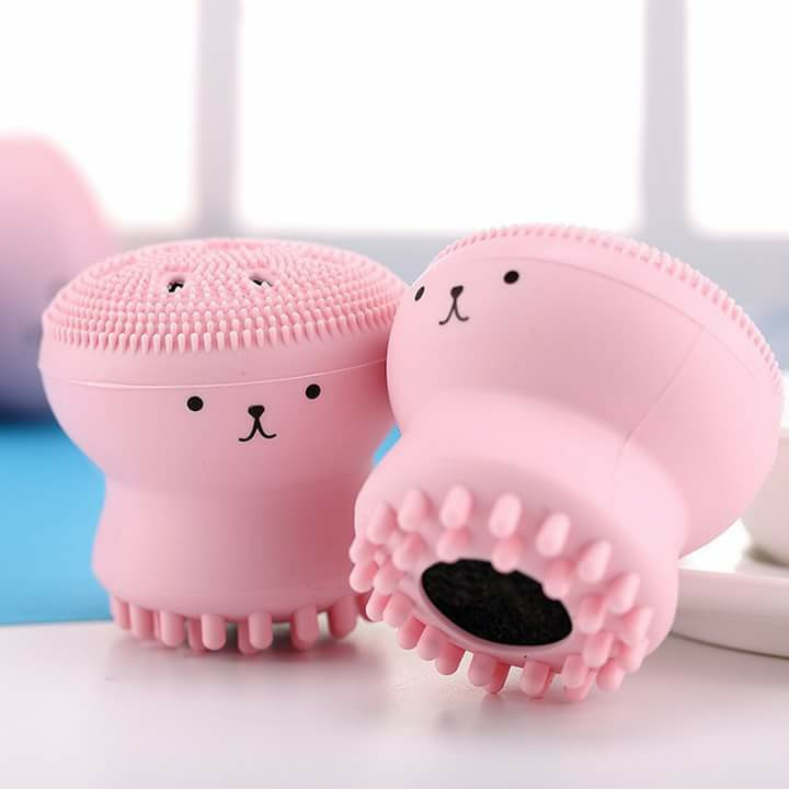 Cọ Rửa Mặt và Masage Bạch Tuộc