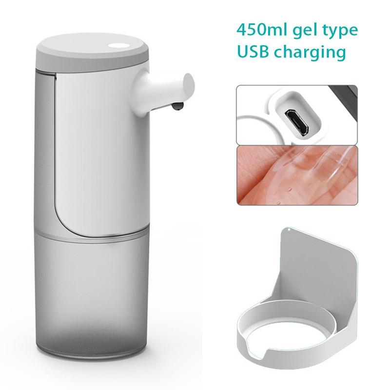 HOT450ml Soap Dispenser Touchless Automatic Liquid Pump Handsfree Auto Soap Dispenser USB Charging Smart Sensor Soap Dispenser