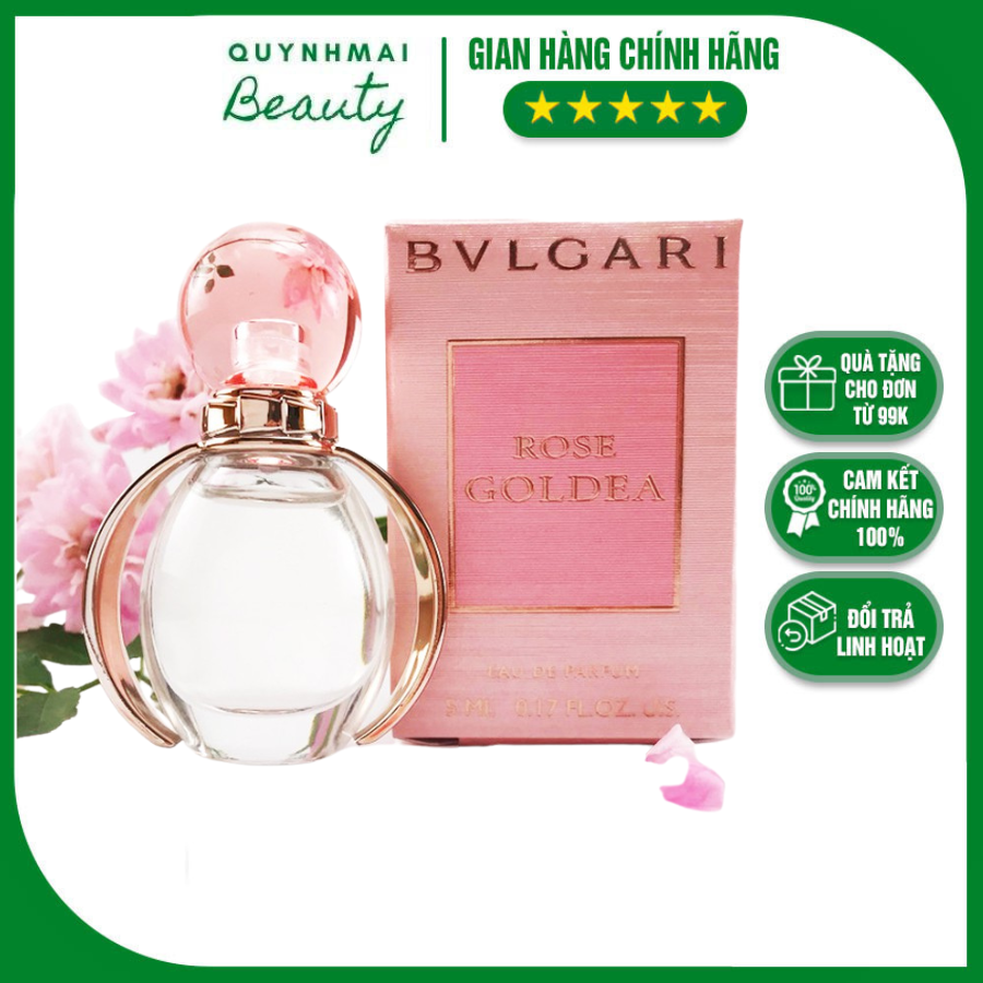 Nước hoa nữ bvlgari rose goldea eau de parfum 5ml chính hãng ý
