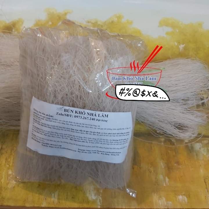 1kg bún , mì gạo khô nhà làm