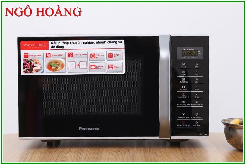 Lò vi sóng panasonic có nướng 23 lít nn-gt35hmyue